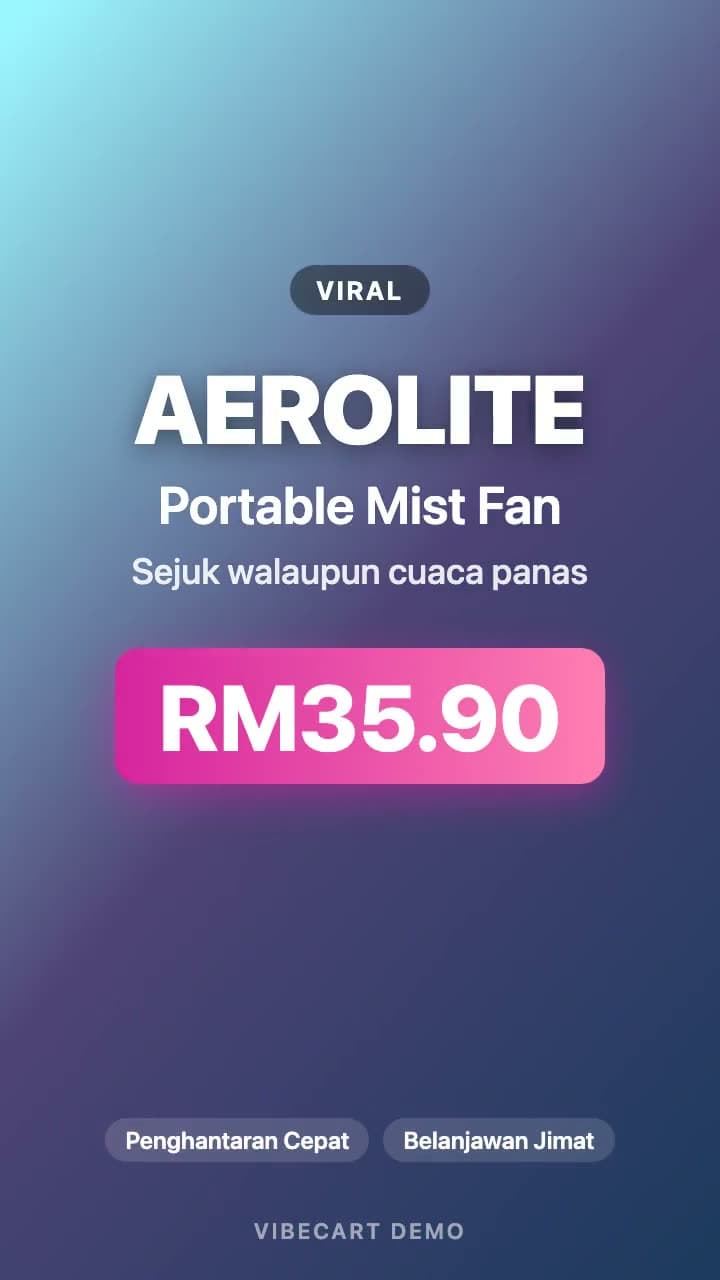 CUACA PANAS?! Kipas ni ada mist โ sejuk gila โ๏ธ๐ฅ