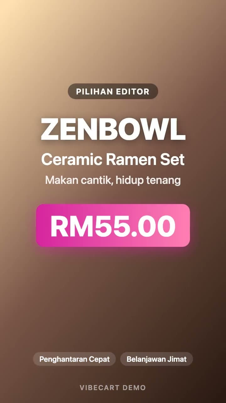 Makan ramen jadi lebih sedap pakai set ni ๐โจ